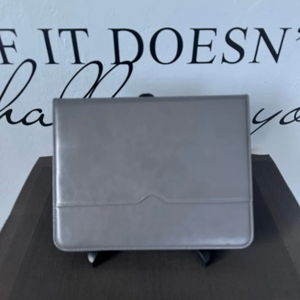 Silver Phone and Smart Watch Charger, Black Tablet Stand